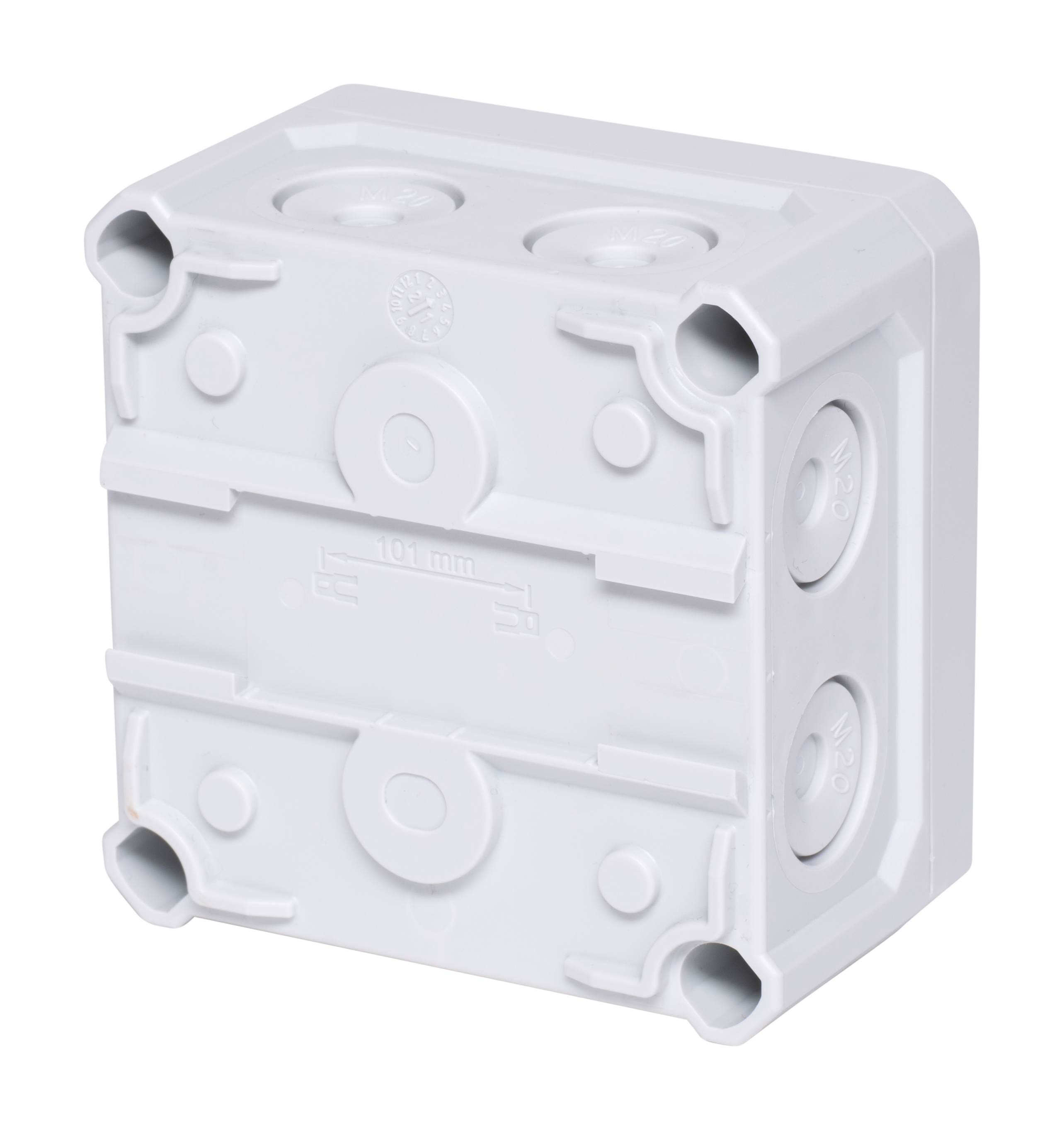 F-Tronic FR-Abzweigkasten 85x85x54mm, Durchstoßmembran IP66, PS, grau, NFK08gr F-Tronic FR-Abzweigkasten 85x85x54mm, Durchstoßmembran IP66, PS, grau, NFK08gr